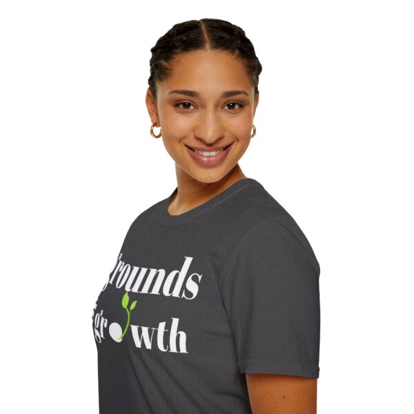 Grounds For Growth WHITE Unisex Softstyle T-Shirt - Image 34