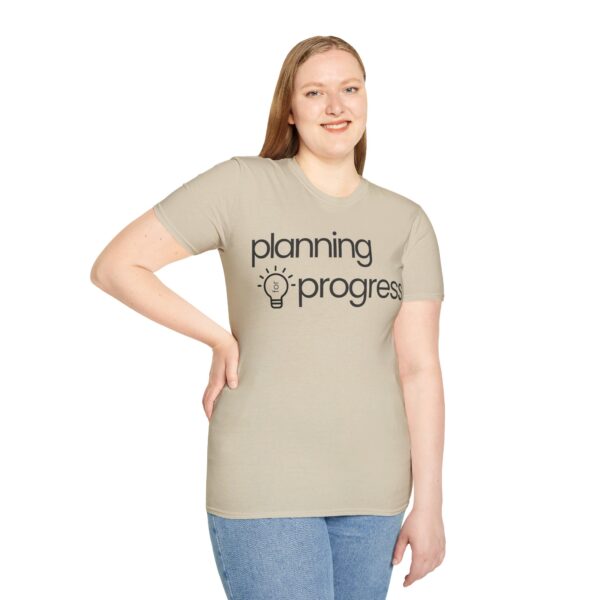 Planning For Progress Unisex Softstyle T-Shirt - Image 6