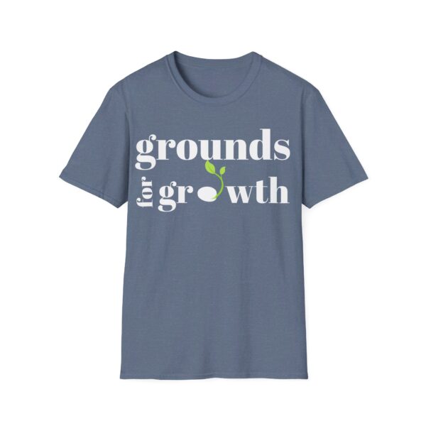 Grounds For Growth WHITE Unisex Softstyle T-Shirt - Image 50