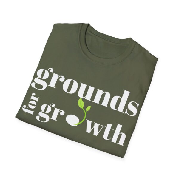 Grounds For Growth WHITE Unisex Softstyle T-Shirt - Image 17