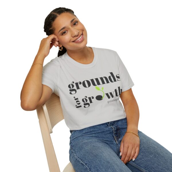 Grounds For Growth ONE SIDED Unisex Softstyle T-Shirt - Image 34