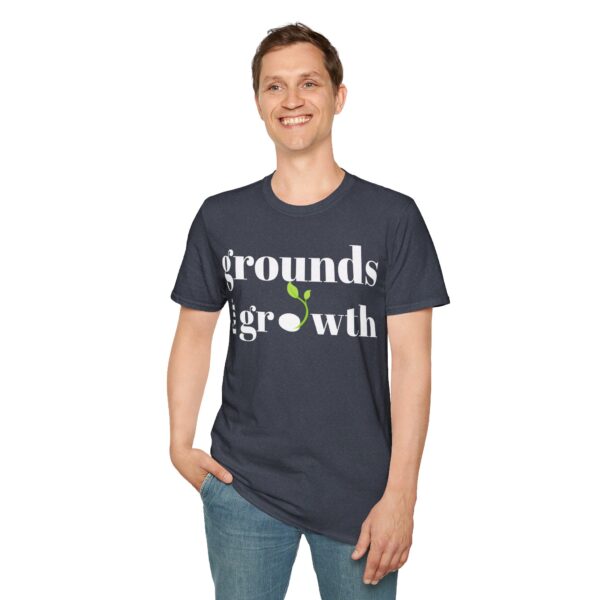 Grounds For Growth WHITE Unisex Softstyle T-Shirt - Image 8