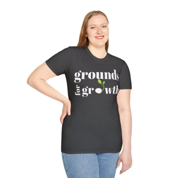 Grounds For Growth WHITE Unisex Softstyle T-Shirt - Image 30