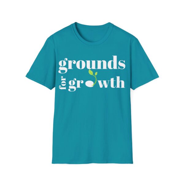 Grounds For Growth WHITE Unisex Softstyle T-Shirt - Image 38