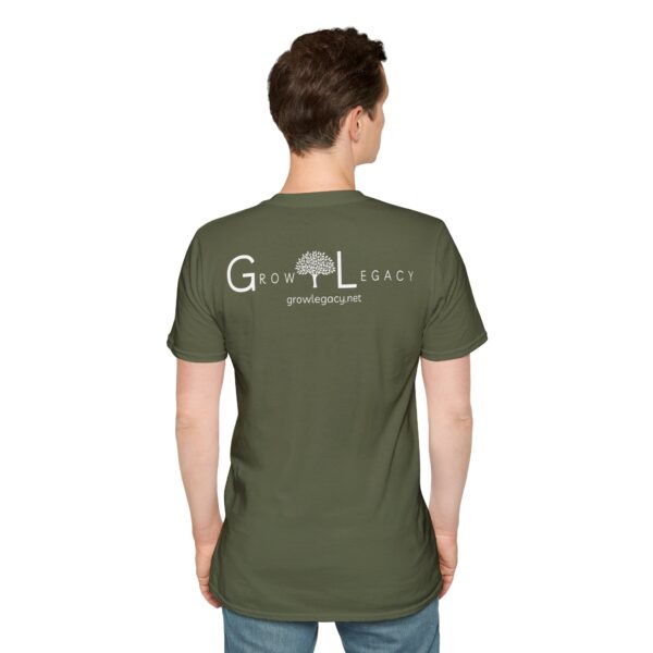 Grounds For Growth WHITE Unisex Softstyle T-Shirt - Image 21