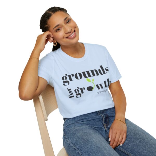 Grounds For Growth ONE SIDED Unisex Softstyle T-Shirt - Image 58