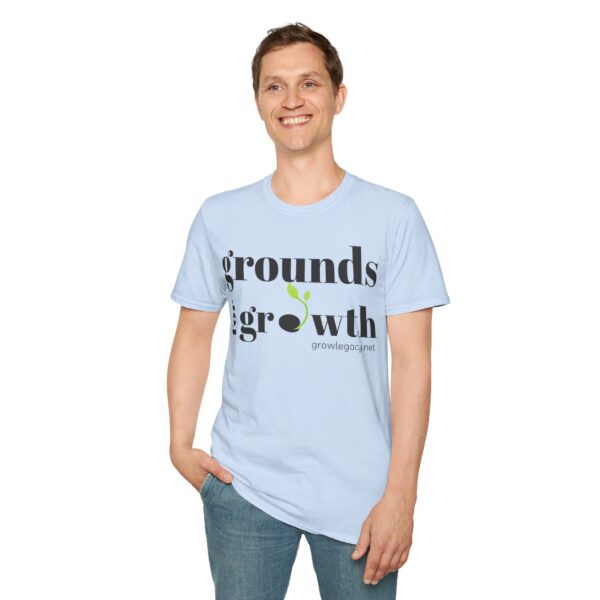 Grounds For Growth ONE SIDED Unisex Softstyle T-Shirt - Image 55