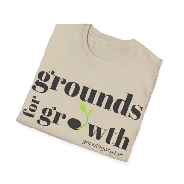 Grounds For Growth ONE SIDED Unisex Softstyle T-Shirt - Image 13