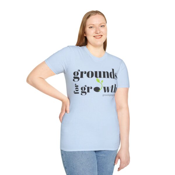 Grounds For Growth ONE SIDED Unisex Softstyle T-Shirt - Image 53