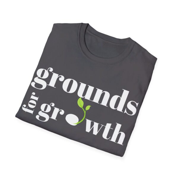 Grounds For Growth WHITE Unisex Softstyle T-Shirt - Image 65