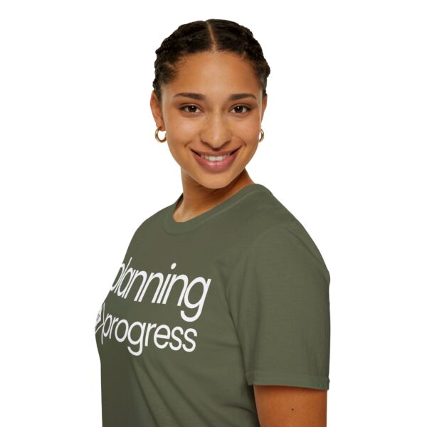 Planning For Progress WHITE Unisex Softstyle T-Shirt - Image 22