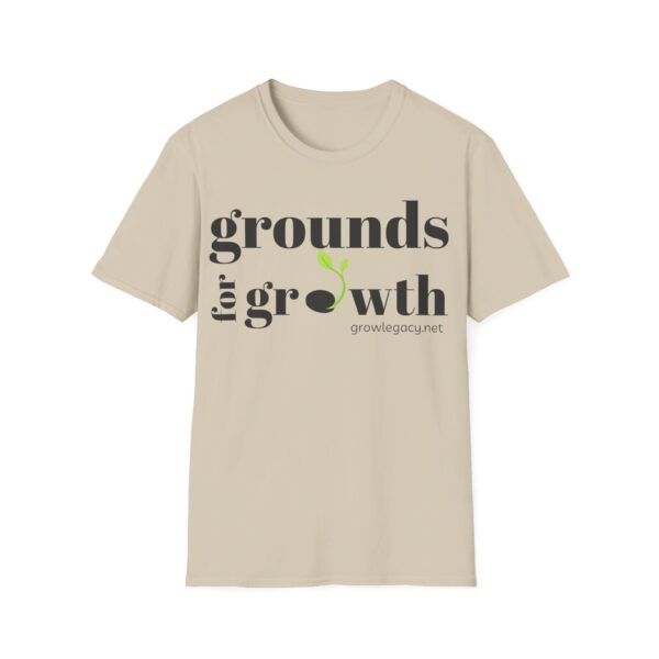 Grounds For Growth ONE SIDED Unisex Softstyle T-Shirt - Image 14