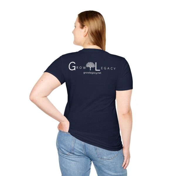 Grounds For Growth WHITE Unisex Softstyle T-Shirt - Image 79