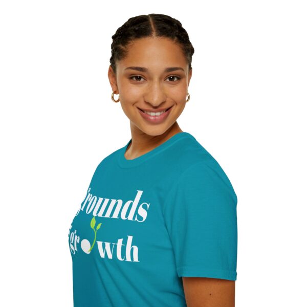 Grounds For Growth WHITE Unisex Softstyle T-Shirt - Image 46